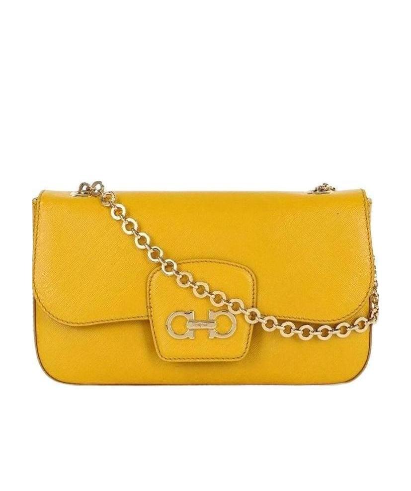 FERRAGAMO LOGO SHOULDER BAG
