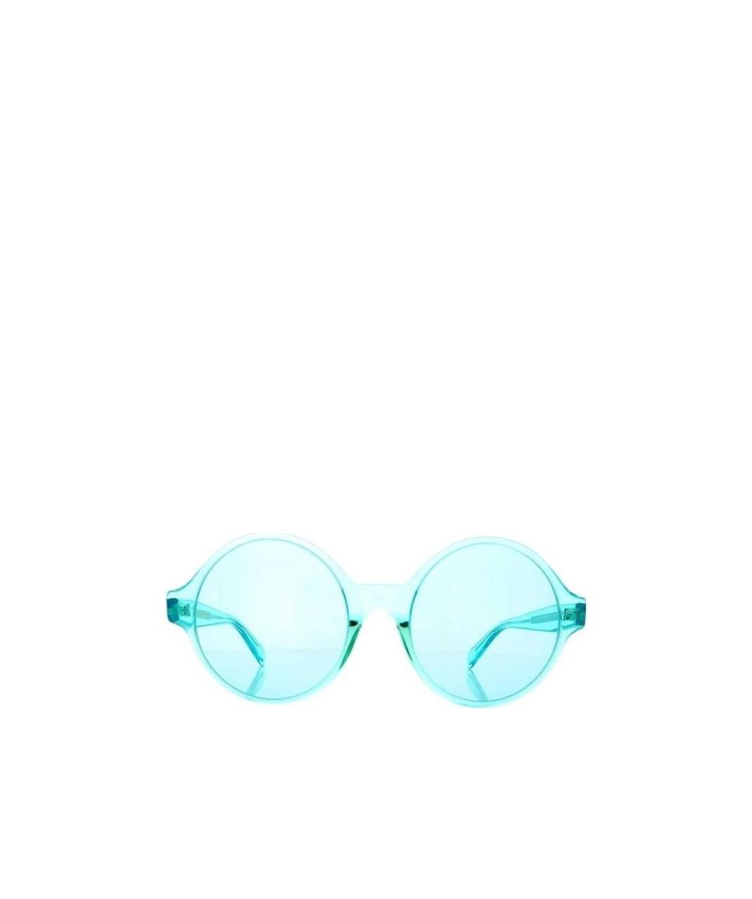 Celine Round Frame Sunglasses In Blue
