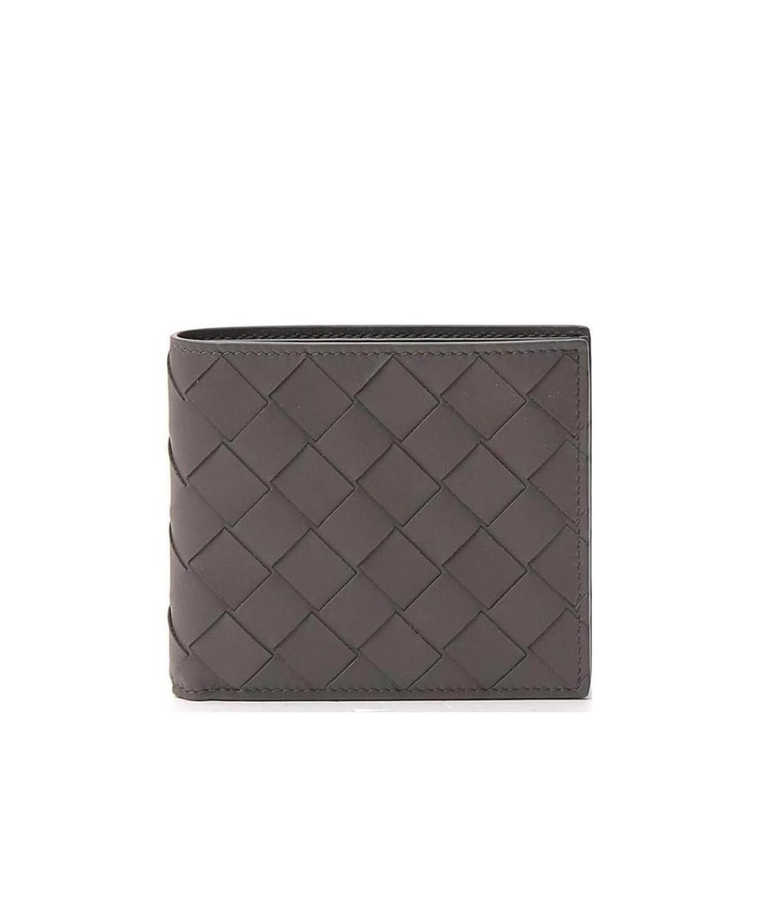 Bottega Veneta Intrecciato Weave Bifold Wallet In Black