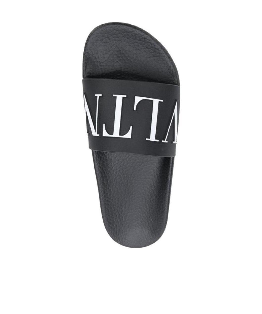Valentino Vltn Slippers In Black
