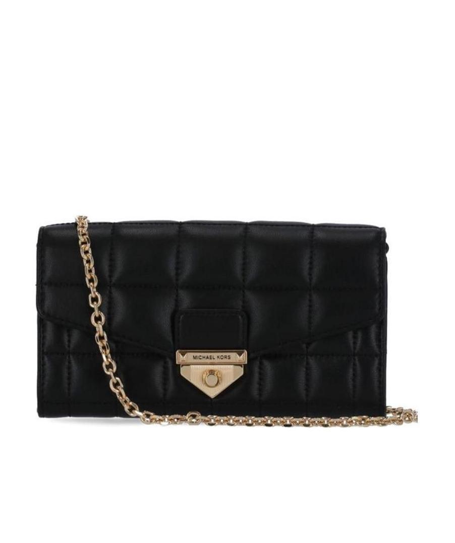 Michael Michael Kors Soho Quilted Crossbody Bag In Black