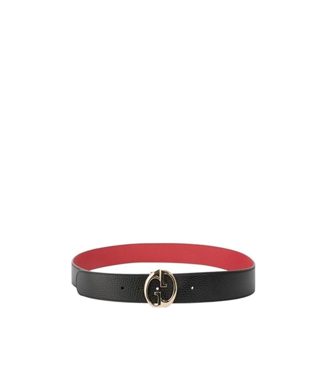Gucci Metal Buckle Belt In Black