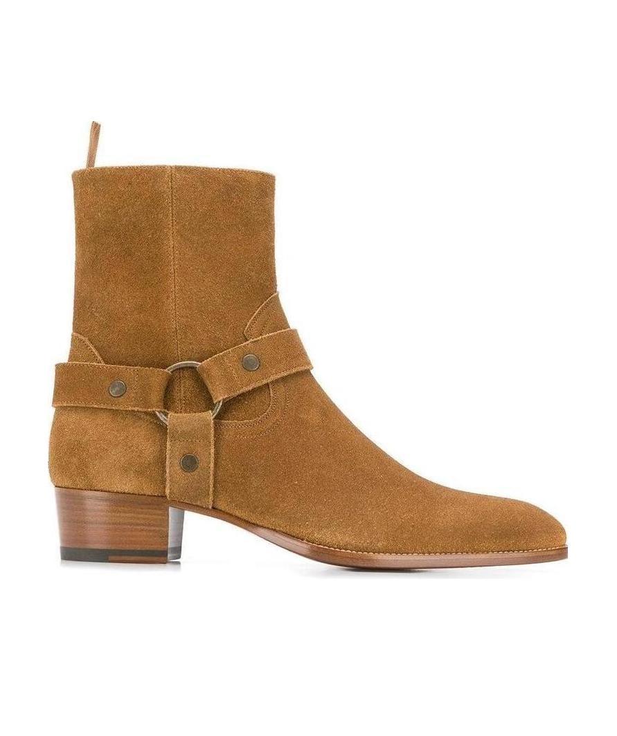 Saint Laurent Boots In Brown