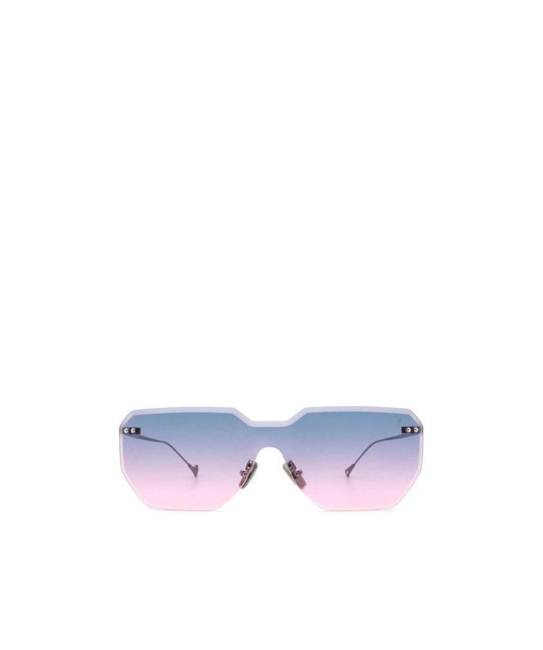Eyepetizer Brickel Gunmetal Sunglasses In Blue