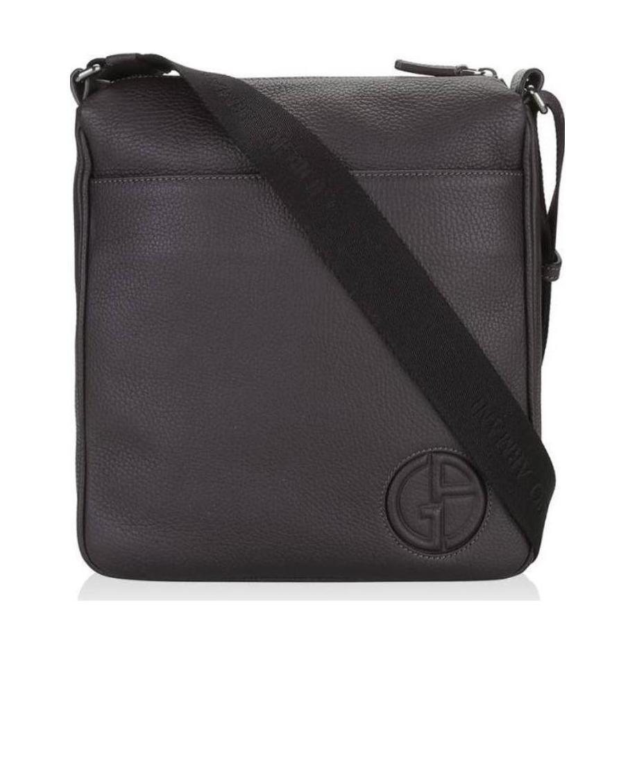 Giorgio Armani Logo Details Cross-body Bag In Black
