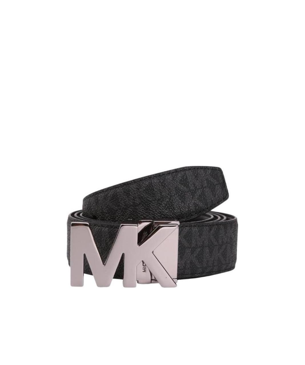 Michael Kors Logo Belt In Black