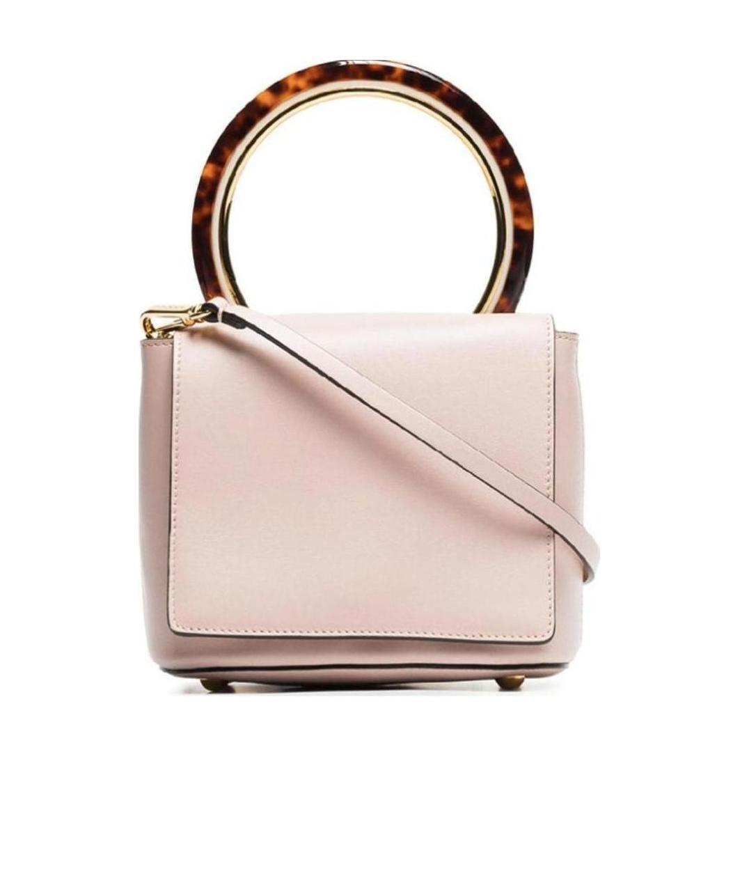 Marni Logo Handbag In Nude