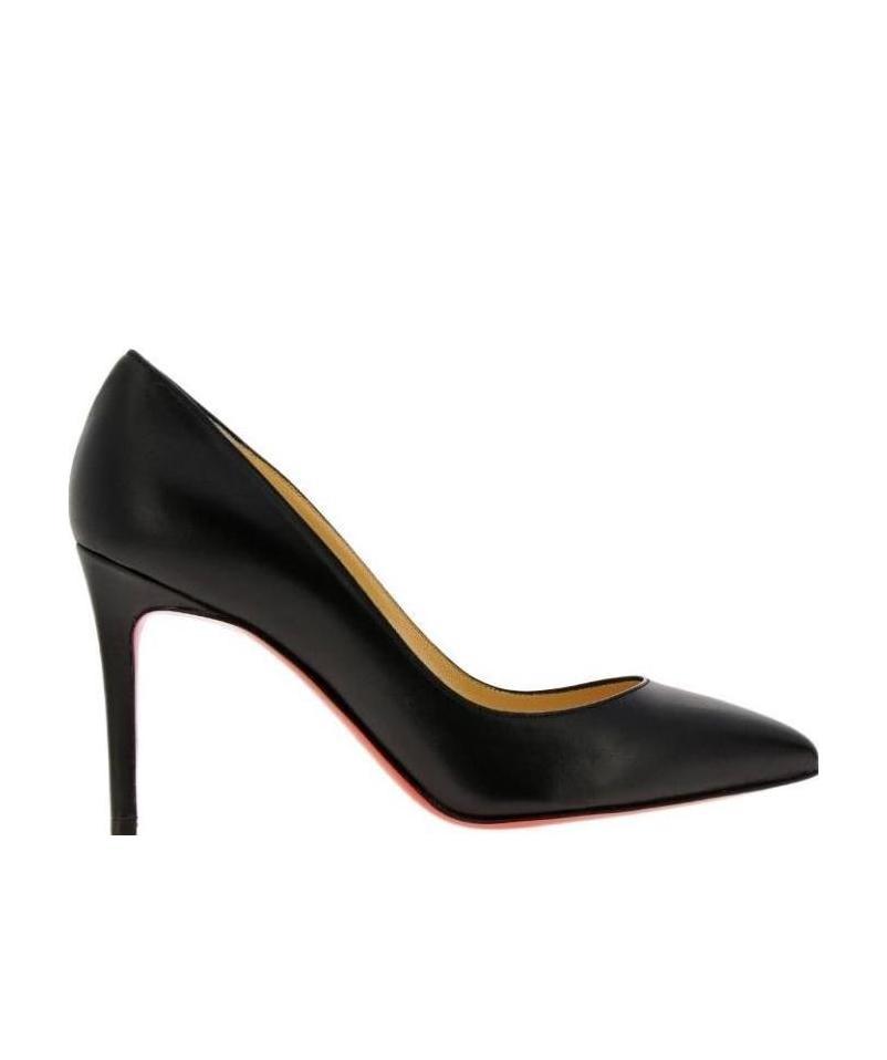 Christian Louboutin Hot Chick Black Patent Leather Pumps In Black