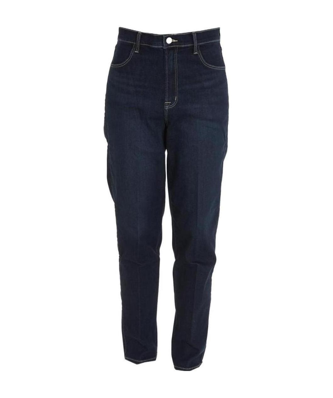 J BRAND COTTON STRAIGHT-LEG JEANS 