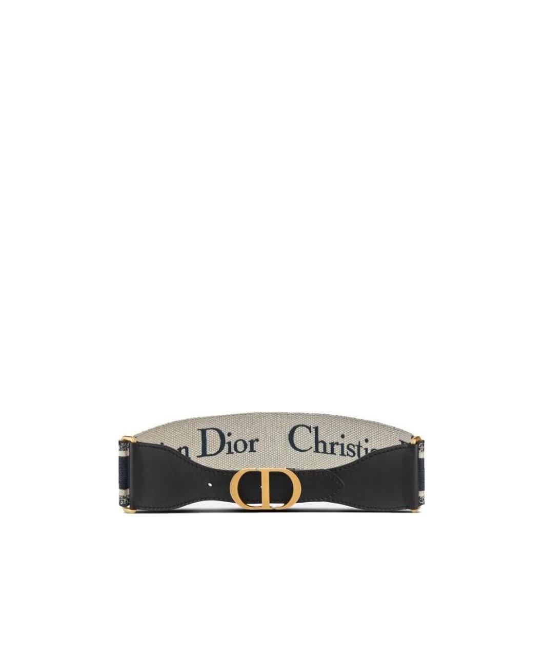 Dior Logo Belt In Green