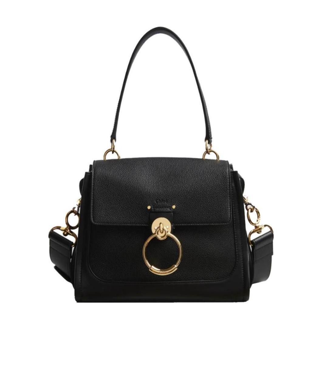 Shop Chloé Small Tess Day Bag In Black