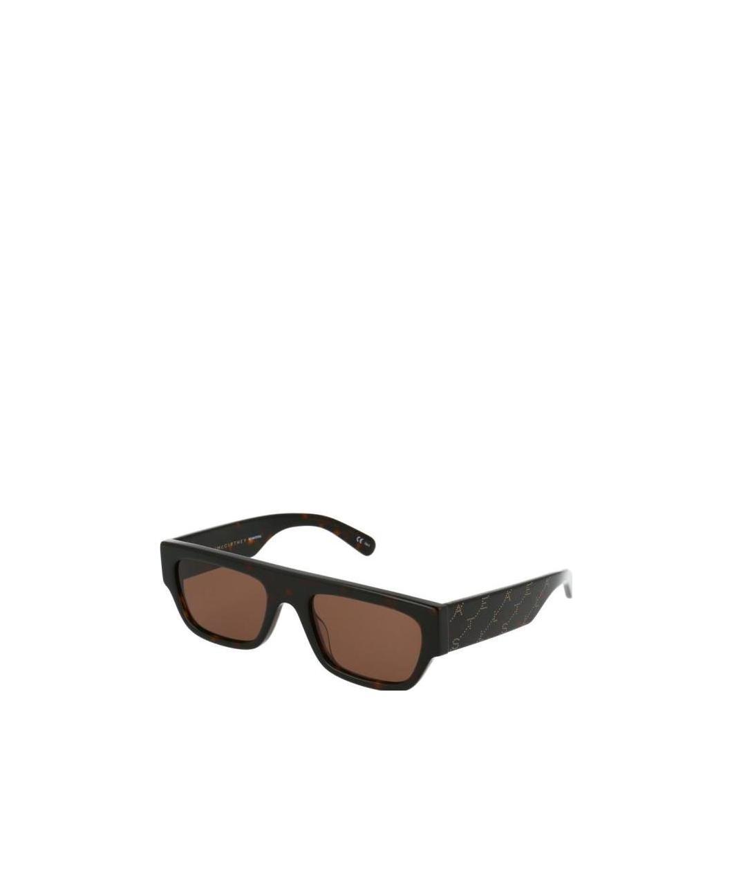 Stella Mccartney Rectangular-frame Sunglasses In Black
