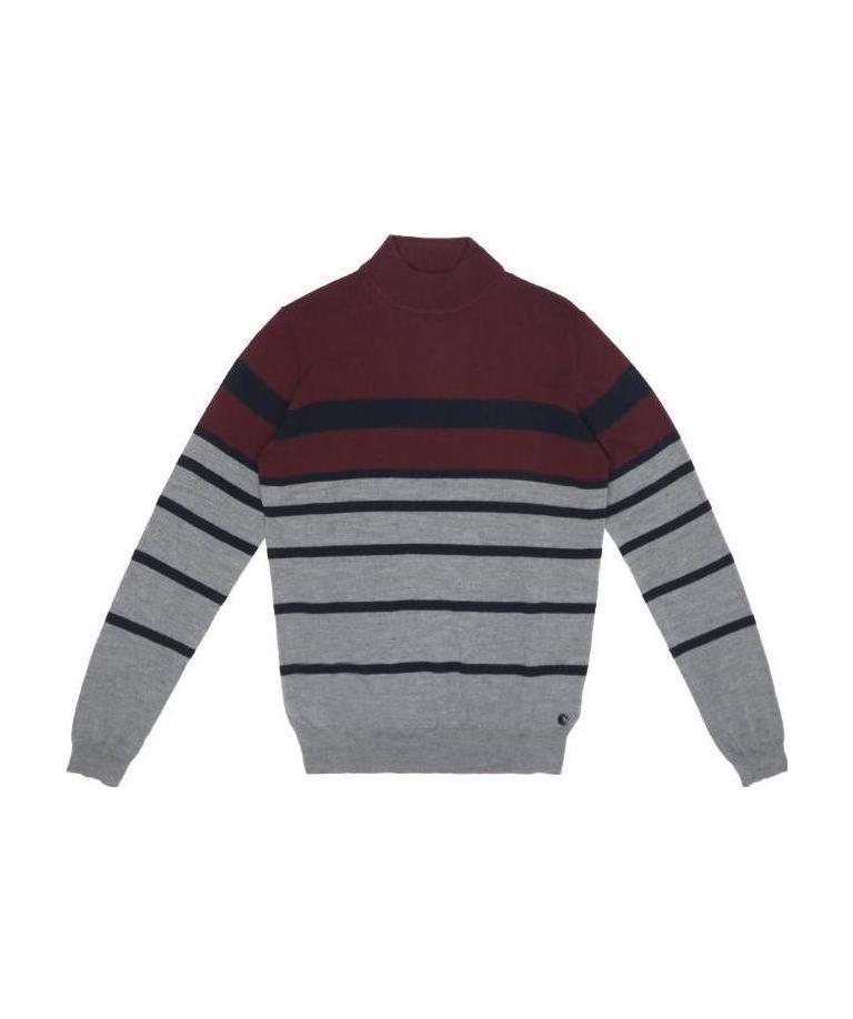 Karl Lagerfeld Striped Sweater In Multi