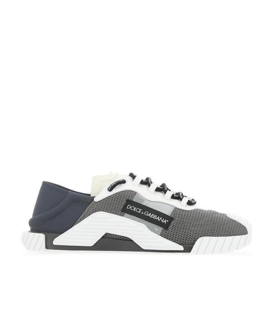 Dolce & Gabbana Ns1 Slip On Sneakers In Mixed Materials In White