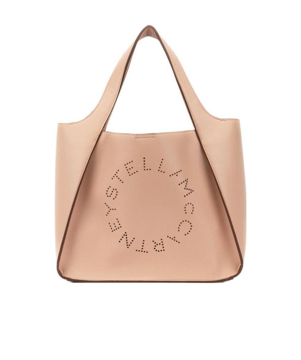 Stella Mccartney Stella Logo Tote Bag In Nude