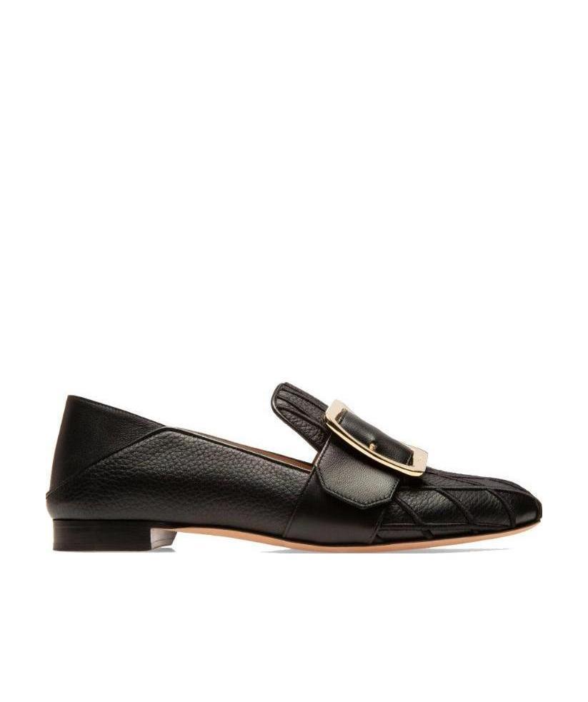 Bally Janelle Golden Button Love Shoes In Multicolor