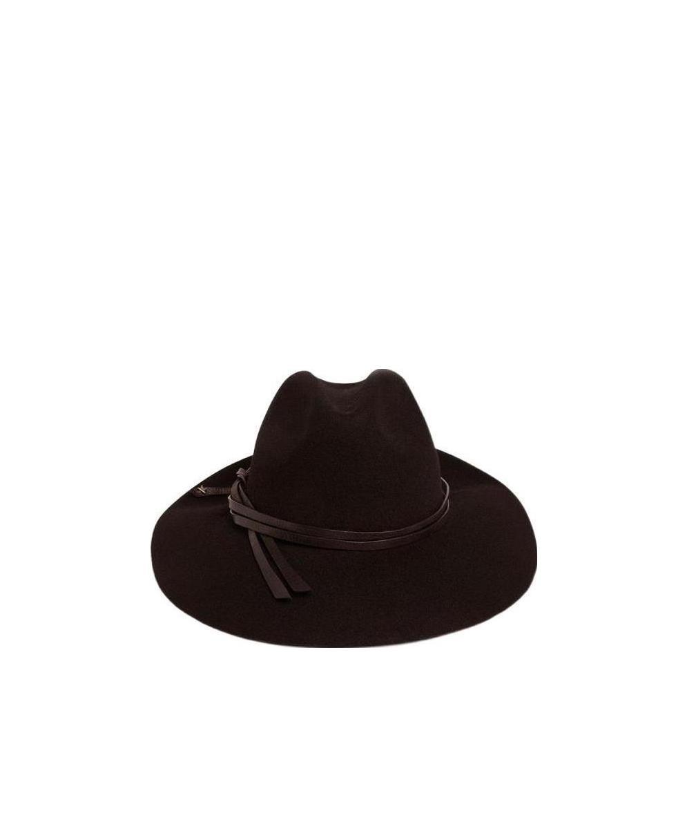 Golden Goose Wide-brim Fedora In Black