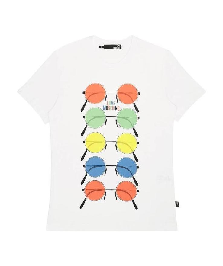 Moschino Printed T-shirt In White