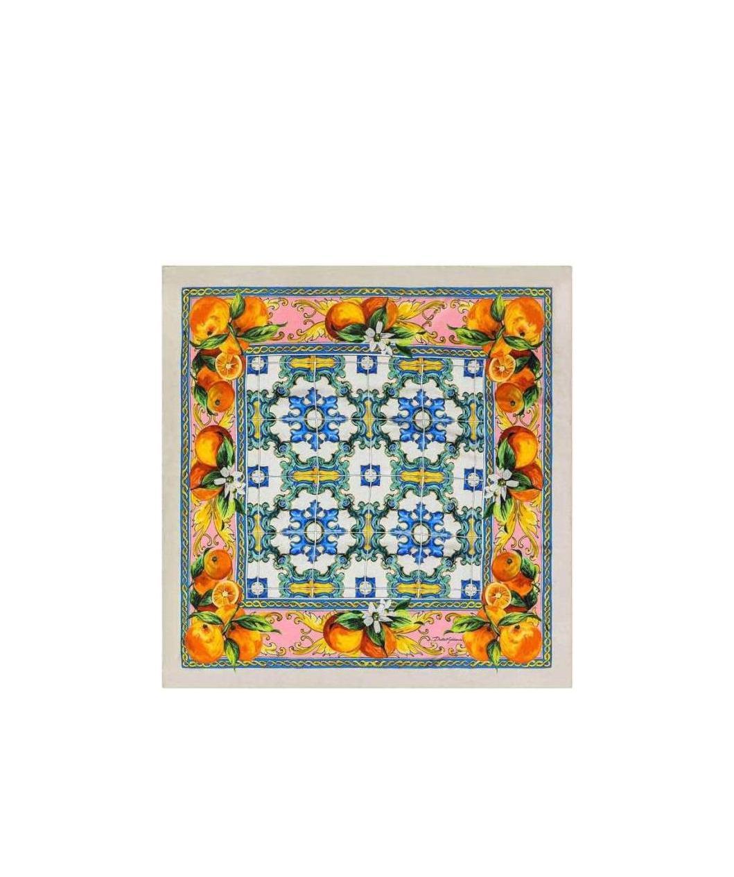 Dolce & Gabbana Printed Scarf In Multicolor