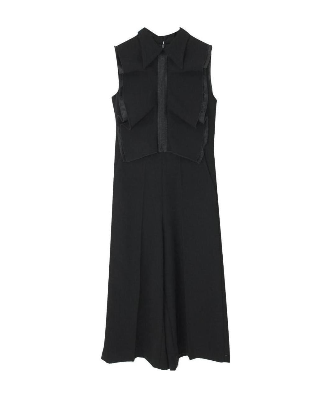 Elisabetta Franchi La Mia Bambina Tuta Bambina Nera In Crepe In Black