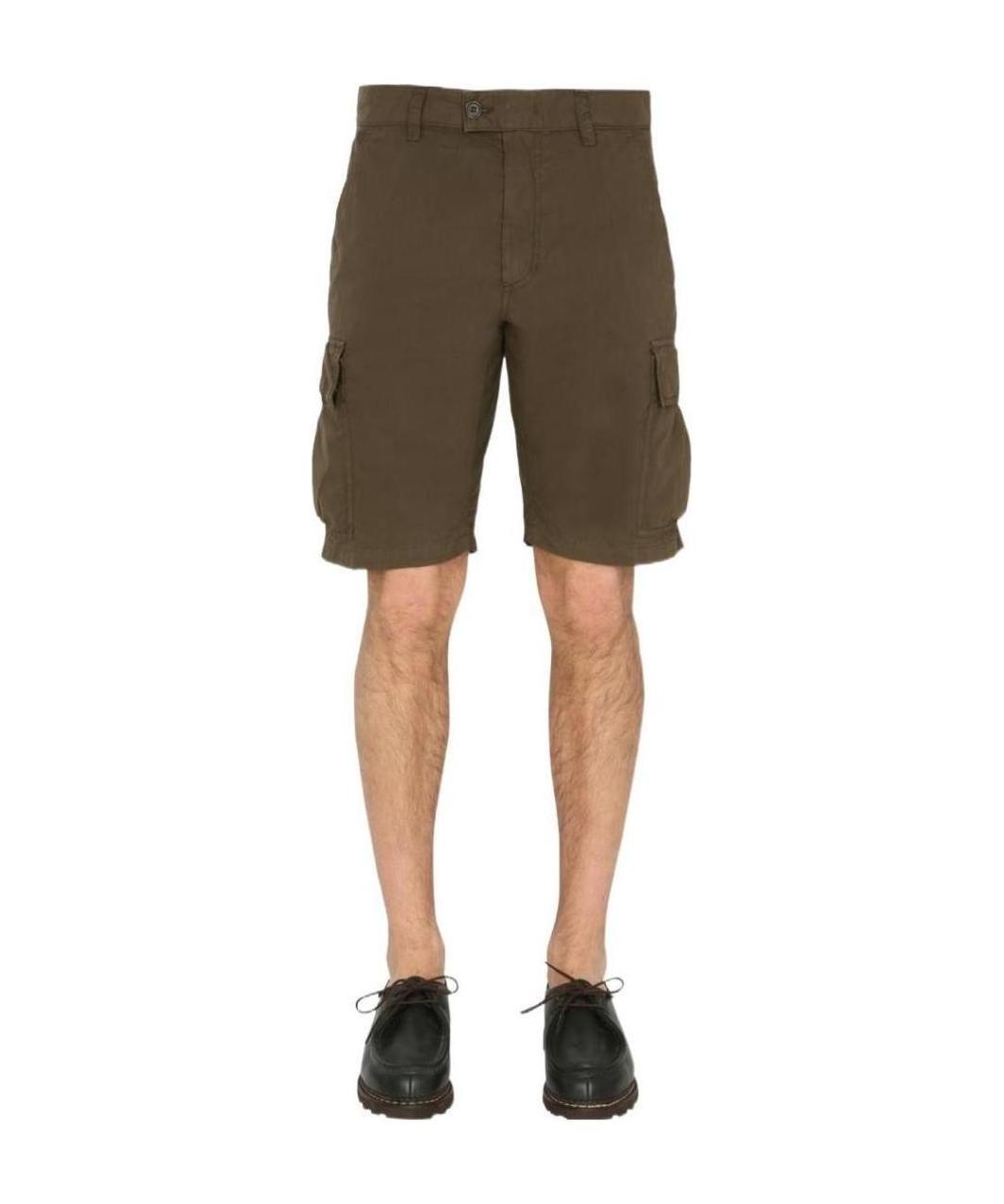 Aspesi Cargo Shorts In Brown