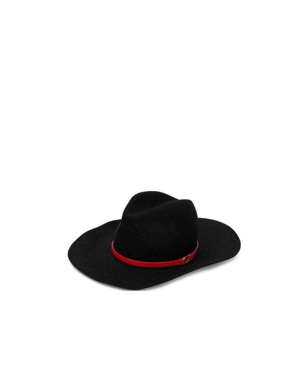 Valentino V Logo Fedora In Black
