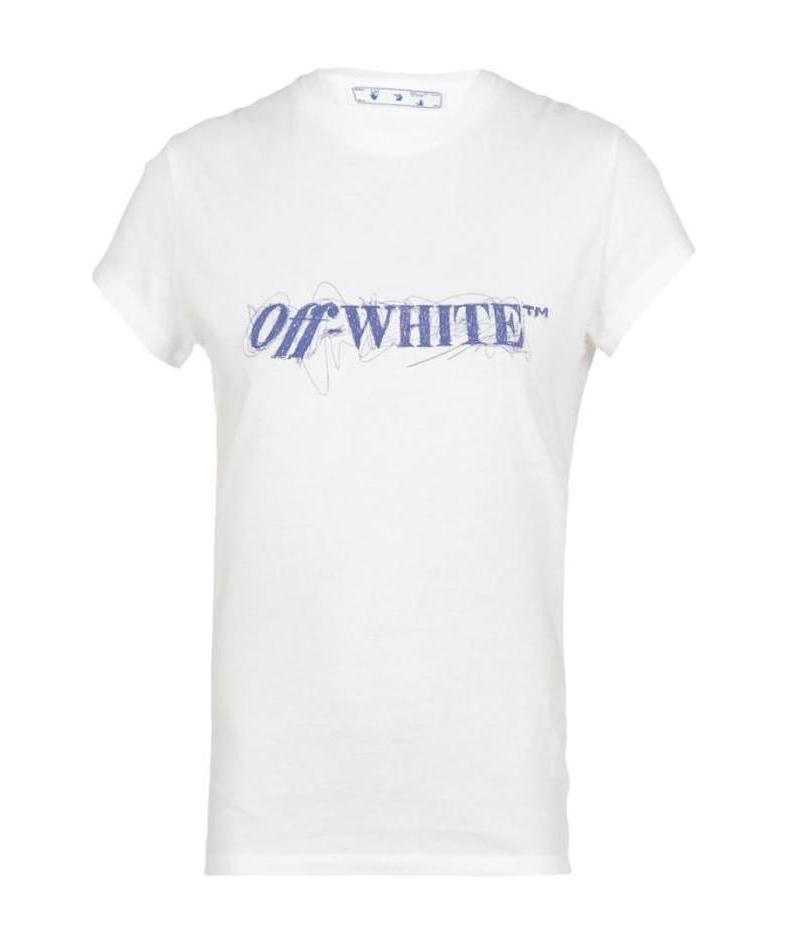 Off-white Pen Logo T-shirt In White