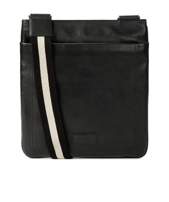 Bally Logo Shoulder Bag In Black