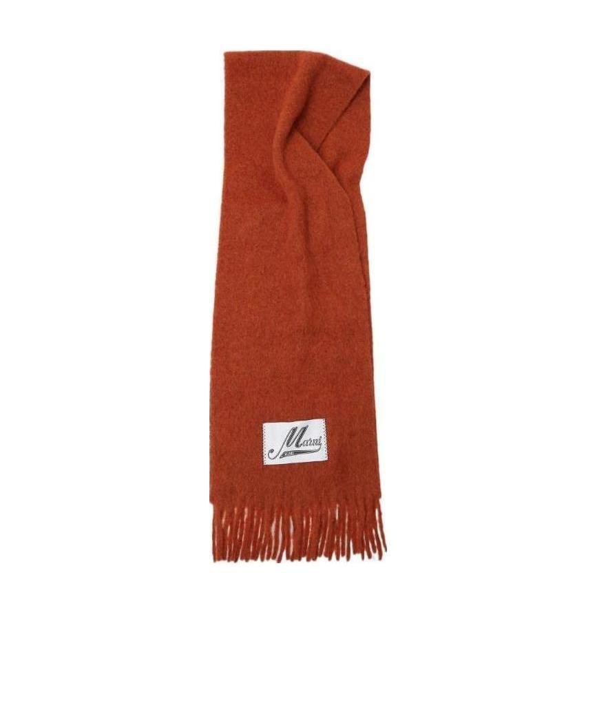 Marni Tan Brushed Alpaca Scarf