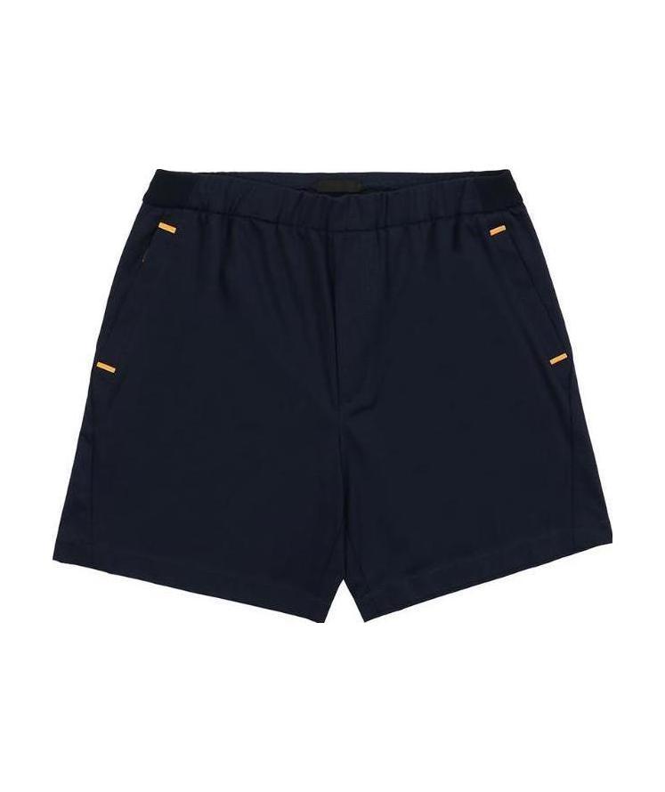 Prada Logo Detail Shorts In Black
