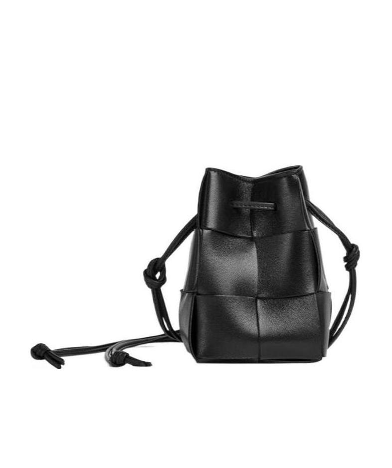 Bottega Veneta Bucket Mini Cassette Bag In Black