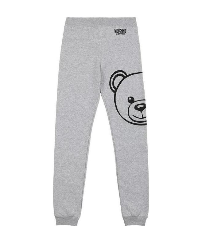 Moschino Printed Sweatpants In Gray