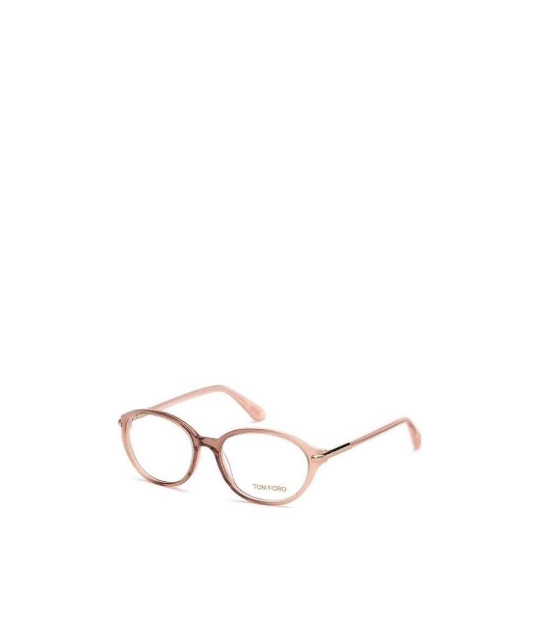 Tom Ford Oval Frame Design Flat Mirror In Nude