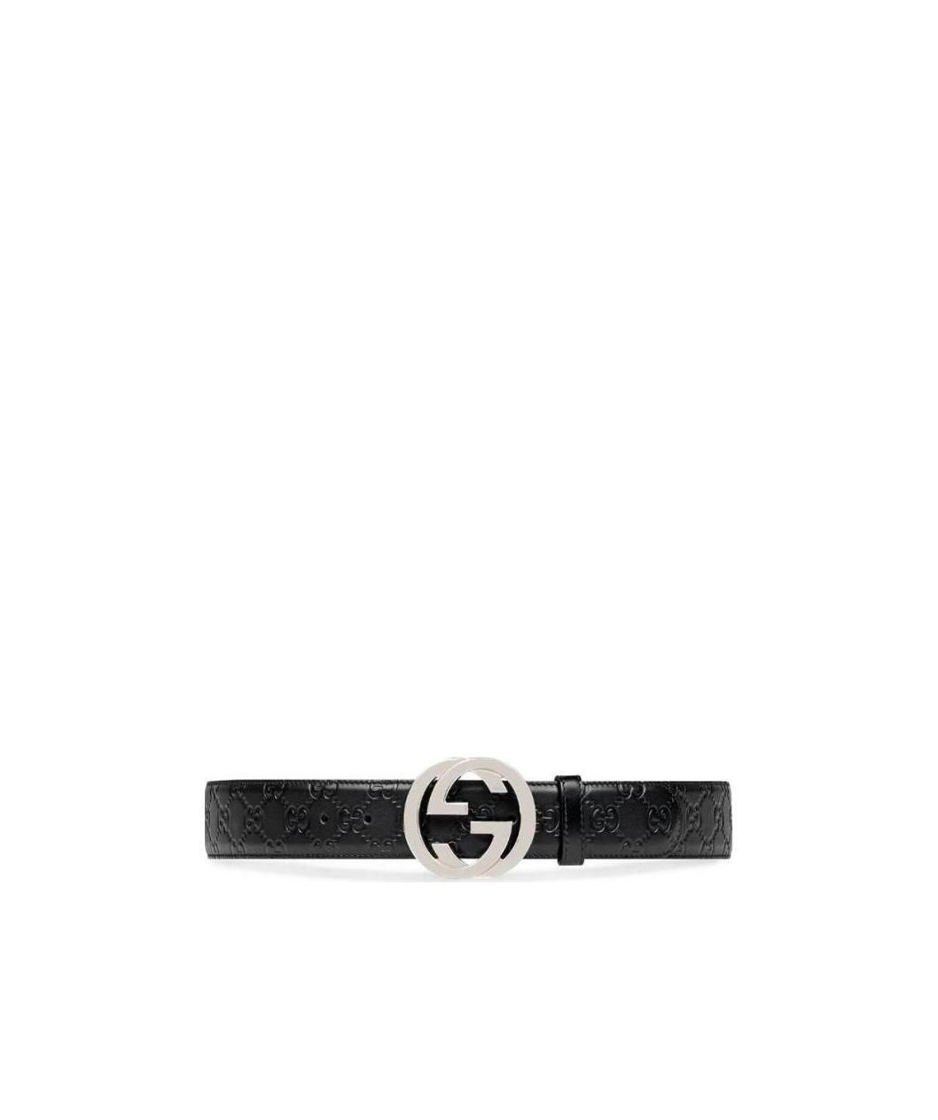 GUCCI GUCCI SIGNATURE LEATHER BELT