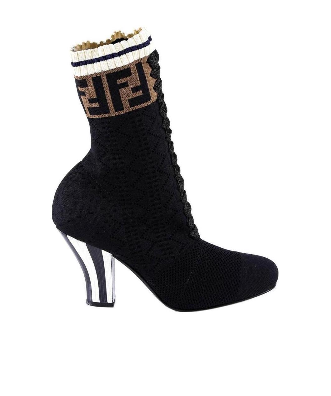 FENDI KNITTED AND ANKLE BOOTS