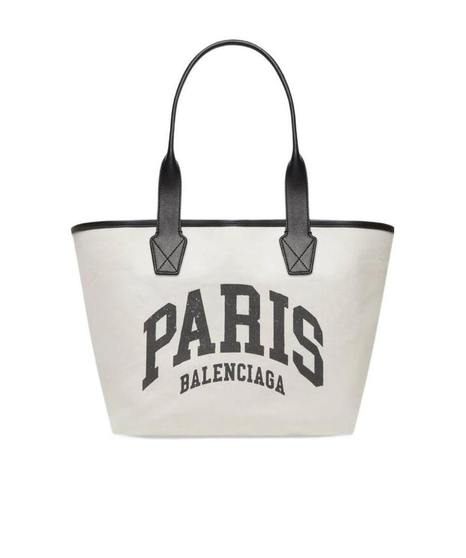 Balenciaga Cities Paris Jumbo Large Tote Bag In Beige In Brown