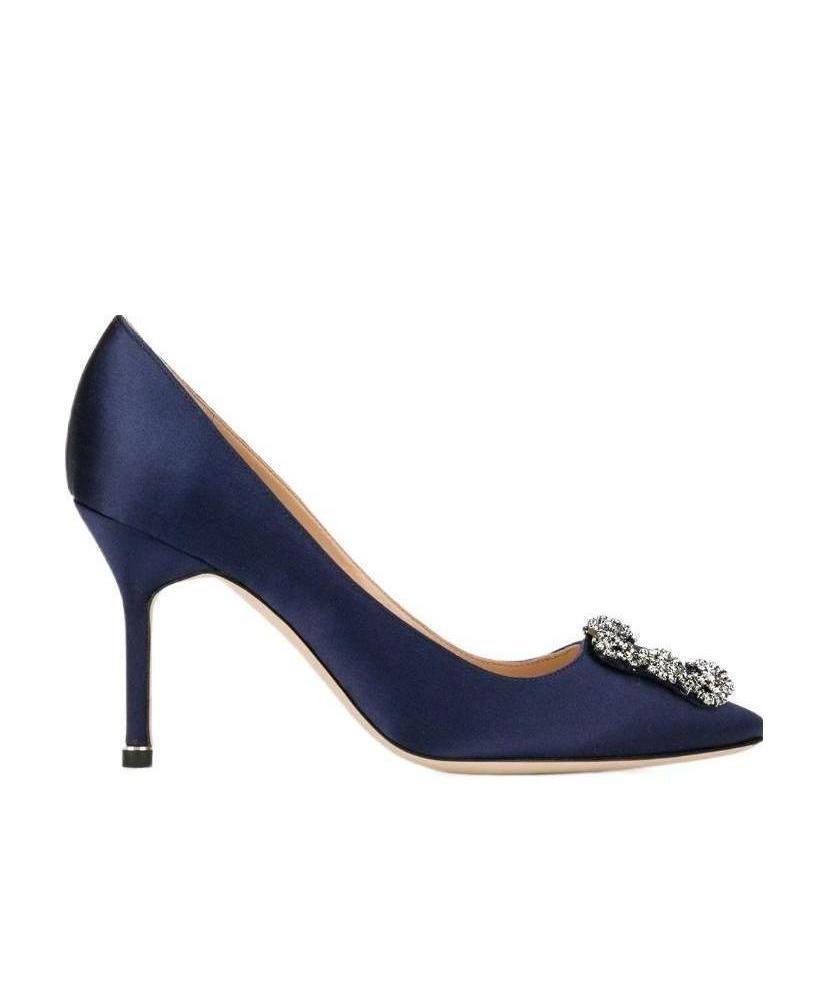 Manolo Blahnik Scorpion Hangisi Pumps In Black
