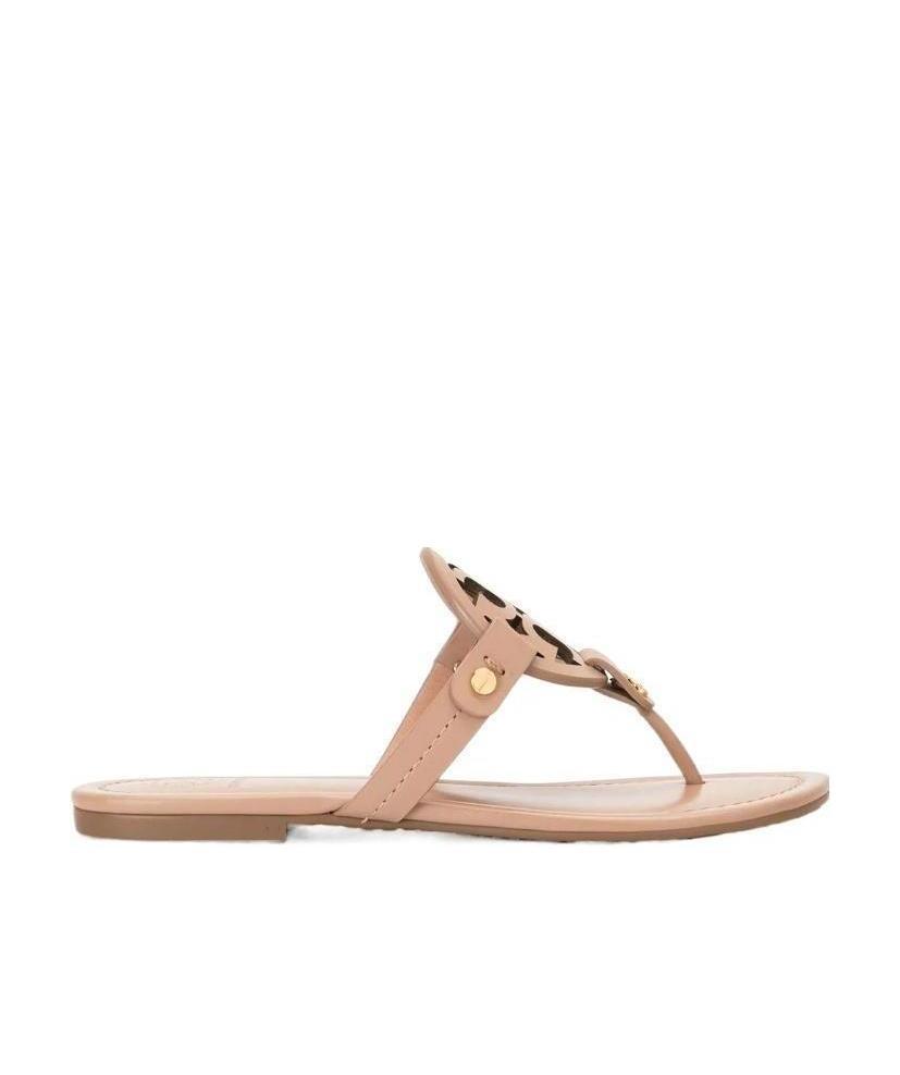 Tory Burch T-medallion Sandals In Neutral