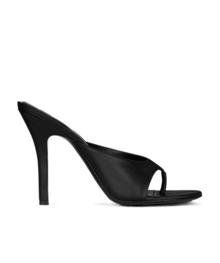 Givenchy Slip-on Leather Mules In Black