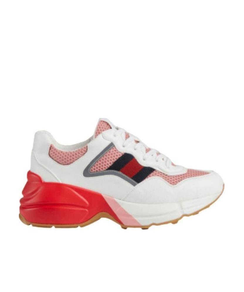 Gucci Rhyton Low-top Sneakers In White