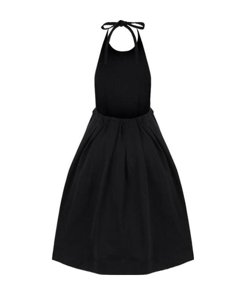 Prada A Bare-back Dress In Black