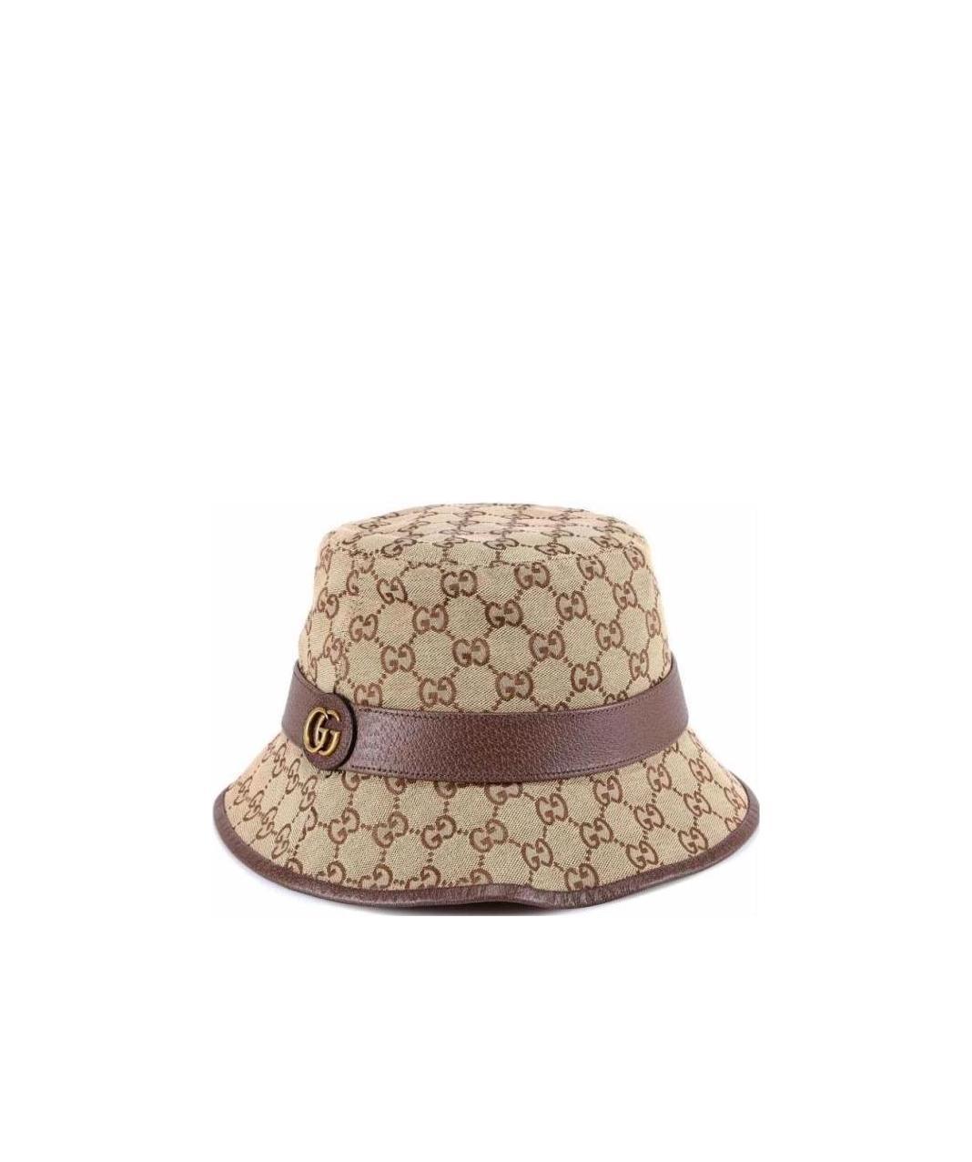 Gucci Gg Canvas Fedora In Brown