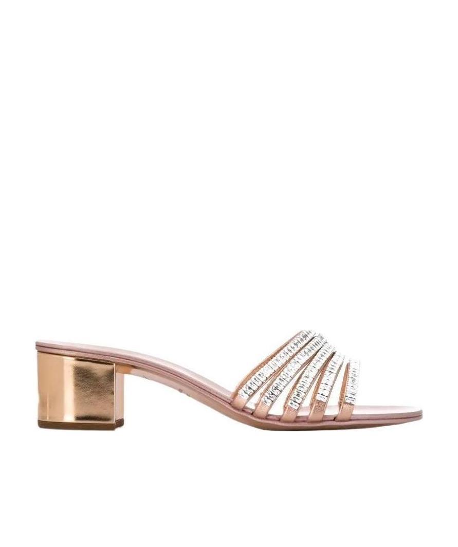 Giuseppe Zanotti Strapped Crystal High-heeled Sandals In White