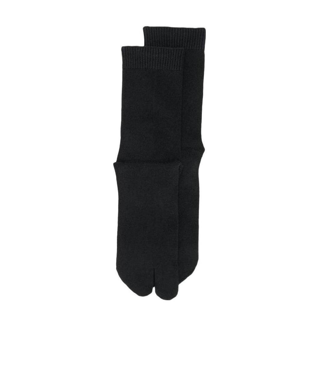 Maison Margiela Split Toe Socks In Black
