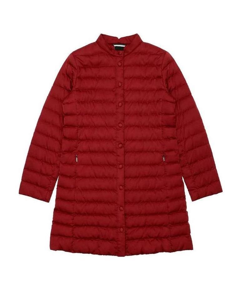 Weekend Max Mara Logo Quilted Down Jacket In Red