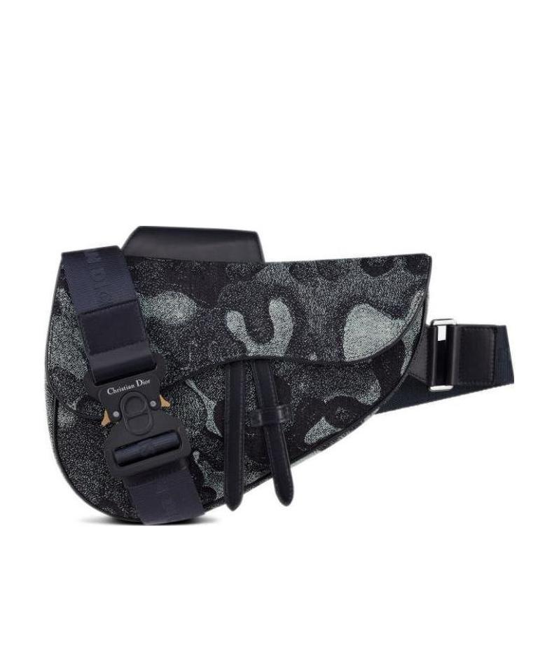 Dior And Peter Doig Waist Bag In Black