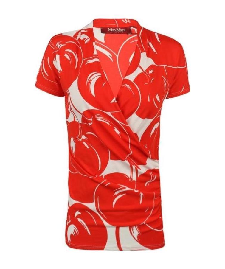 Shop Max Mara Short-sleeved T-shirt In Red