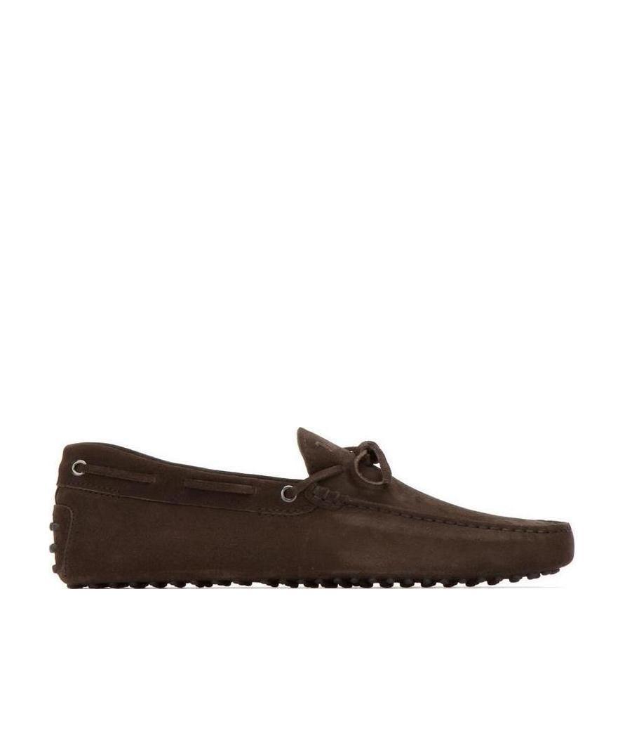 Tod's Gommino Suede Loafers In Black