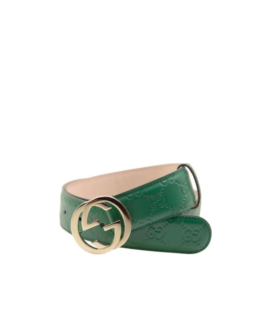 Gucci Signature Belt In Green