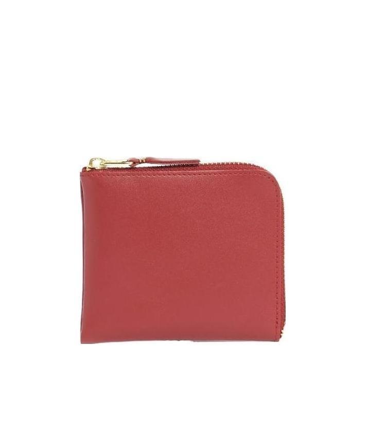 Comme Des Garçons Small Zip-around Wallet In Brown